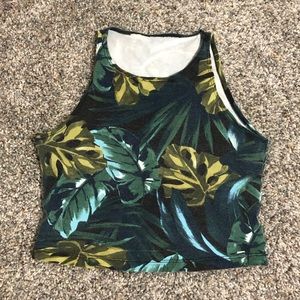 Floral crop top